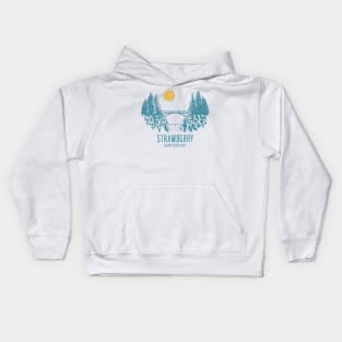 Strawberry Campground Shirt Kids Hoodie